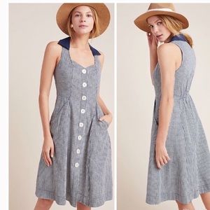 NWT Anthropologie Camellia collared dress